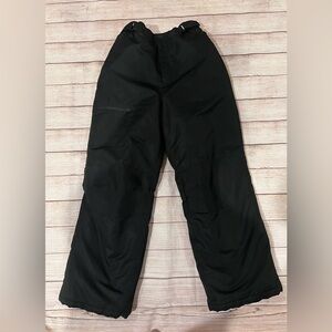Swiss Tech Snow Pants Black Youth XXL Adjustable Waist Padded Lined Insulated